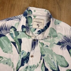 Island Republic 100% Silk Short Sleeve Button‎ Down Men's XXL Floral Tropical